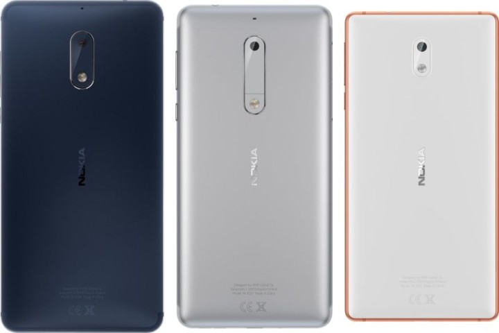 Nokia 6, Nokia 5, Nokia 3