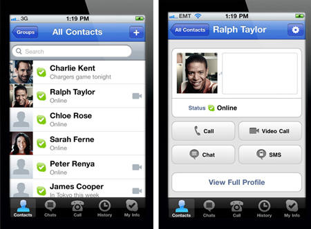 Новая версия Skype позволяет совершать видеозвонки с iPhone 4 через Wi-Fi и 3G