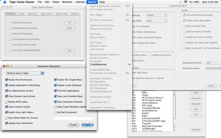 Snow Leopard Cache Cleaner 5.0.13 — утилита для настройки Mac OS X