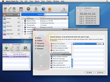 Alarm Clock Pro 9.3.7 — настраиваемый таймер для Mac