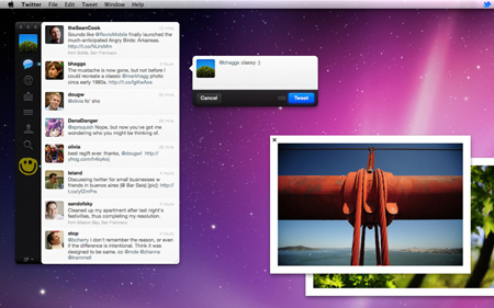 Выпущен официальный клиент Twitter для Mac