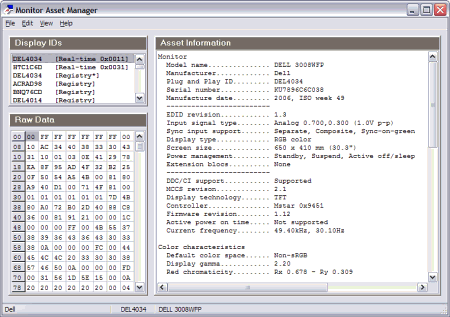 Диагностика: Monitor Asset Manager v.2.56