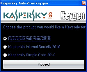 Новый троянец и генератор ключей для продуктов «Лаборатории Касперского»