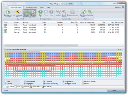 Дефрагментаторы: O&O Defrag v.14.1.425