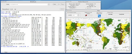 WhatRoute 1.10.3 для Mac — утилита для диагностики подключения к Интернету