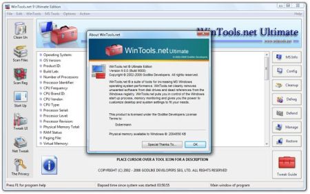 Настройщики: WinTools.net Professional v.11.0.1