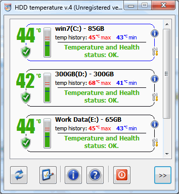 Диагностика: HDD Temperature v.4.0.25