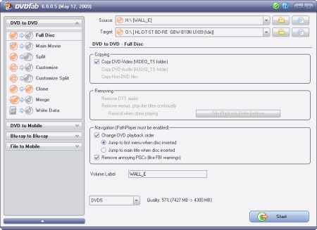 CD/DVD: DVDFab HD Decrypter v.8.0.7.3