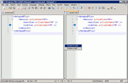 Текстовые редакторы: Notepad++ v.5.8.7