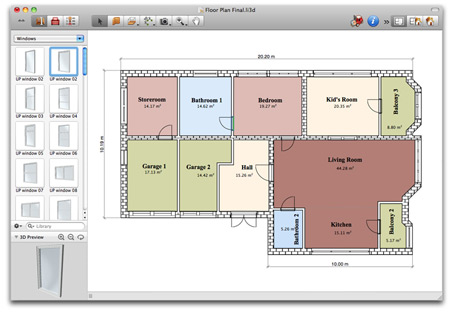 Live Interior 3D 2.6 — новая версия «интерьерного» пакета для Mac