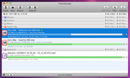 Transmission — Mac-клиент BitTorrent