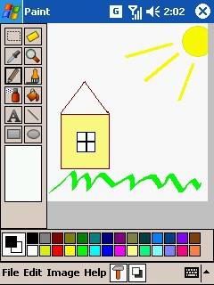 PDAcraft Paint 1.2.0 — графический редактор для Windows Mobile