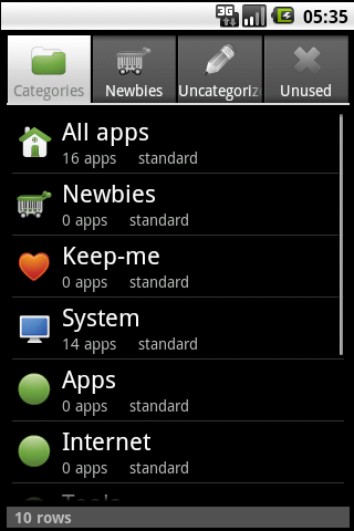 Auto App Organizer