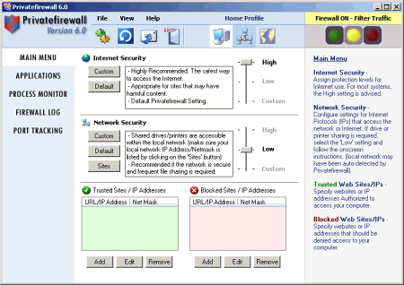 Безопасность: Privatefirewall v.7.0.24.4