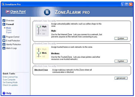 Безопасность: ZoneAlarm v.10.0.240.000