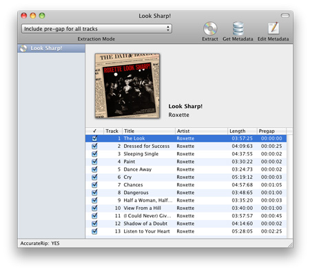 X Lossless Decoder (XLD) для Mac OS X 