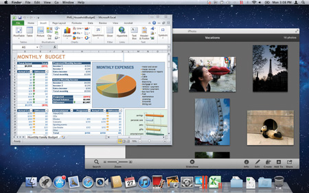 Parallels Desktop 7 позволяет запускать Mac OS X Lion в качестве гостевой ОС