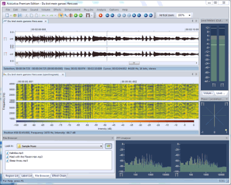 Acoustica v.5.0 Build 43 - программа для обработки и редактирования аудио-файлов