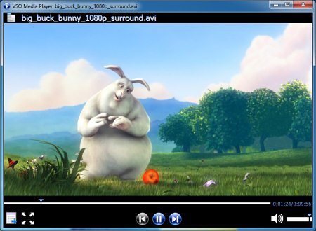 Интерфейс VSO Media Player