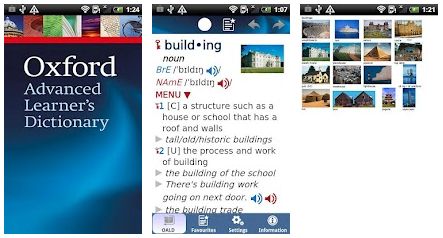 Интерфейс Oxford Advanced Learner’s Dictionary