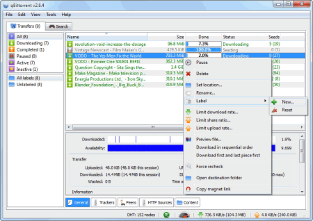 qBittorrent v.3.0.7 - мультиплатформенный BitTorrent-клиент