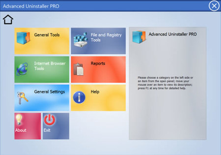 Интерфейс Advanced Uninstaller PRO