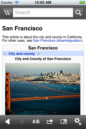Энциклопедия Wikipedia Mobile 3.3 для iOS