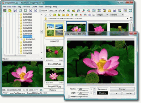 Скриншот программы FastStone Image Viewer