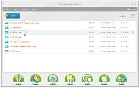 Freemake Free Audio Converter