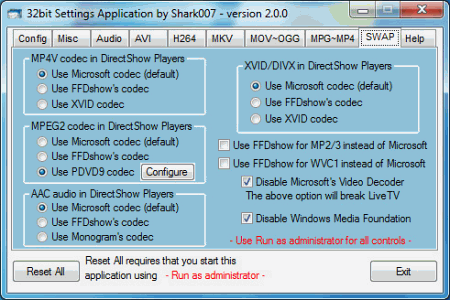 ADVANCED Codecs