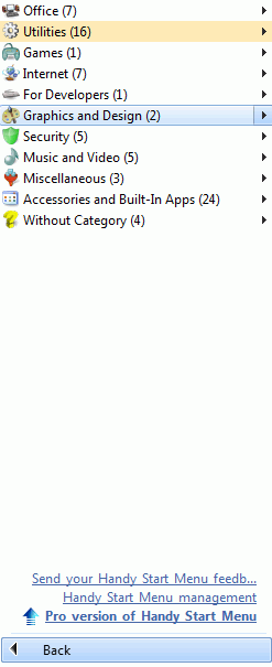 Handy Start Menu