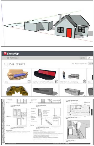 Работа с Google SketchUp