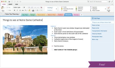 OneNote для Mac