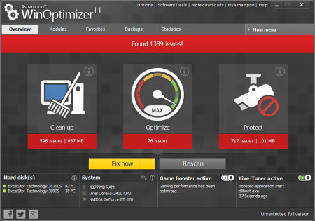 Ashampoo WinOptimizer