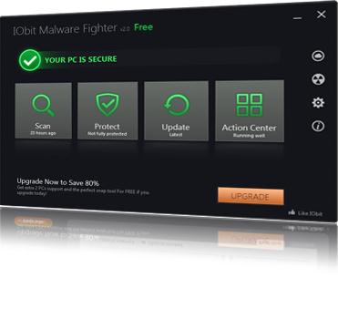 Интерфейс программы IObit Malware Fighter