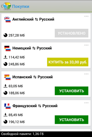 PROMT Offline для Android заговорил на новых языках