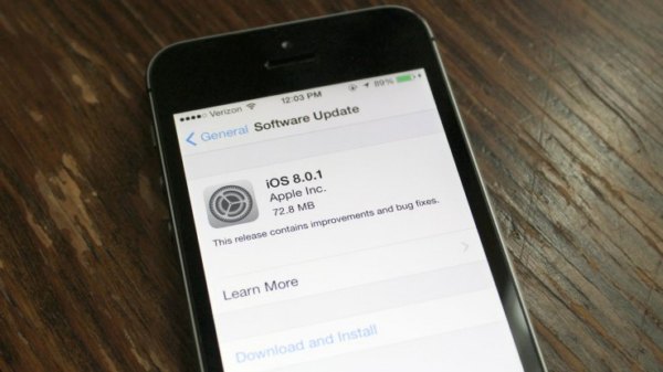 Apple отзывает обновление iOS 8.0.1