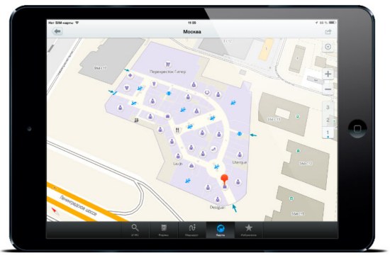 2ГИС выпустил карты 26 торговых центров