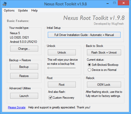 Устройства серии Nexus с Android 5.0 Lollipop получили возможность root-доступа