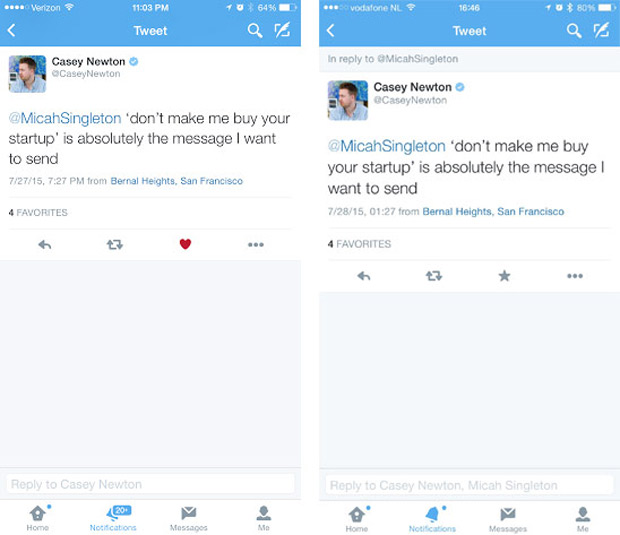 Twitter обзавелся «лайком»