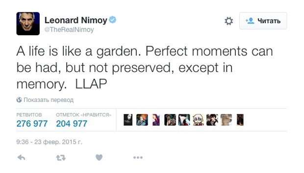 Предсмертный твит выходца из Украины вошел в ТОП-10 самых популярных записей в Twitter