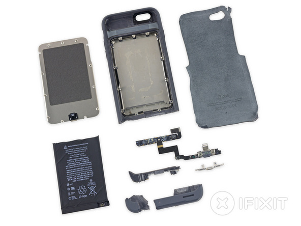 Чехол Apple Smart Battery Case получит два балла у iFixit