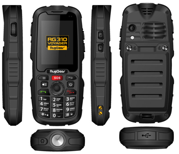 RugGear Voyager RG310 - защищенный телефон на платформе Android 4.2