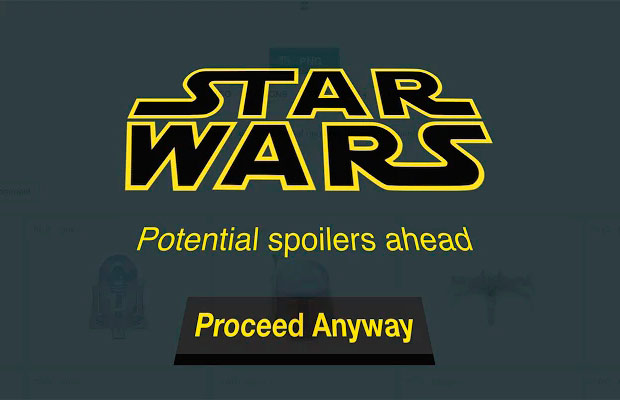 Фанаты «Звездных войн» не увидят спойлеров в Google Chrome