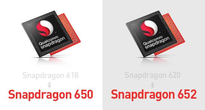 Qualcomm переименовывает чипсеты: Snapdragon 618 и 620 названы Snapdragon 650 и 652