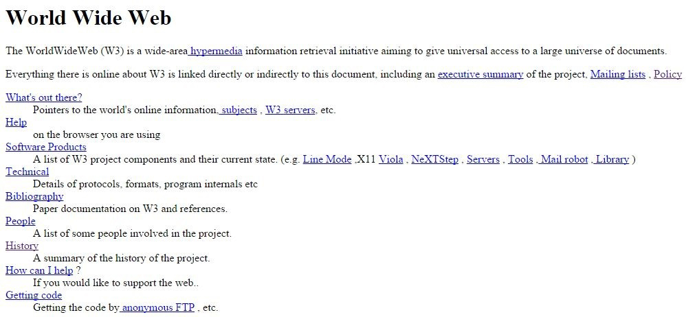 Первому в мире веб-сайту исполнилось 25 лет