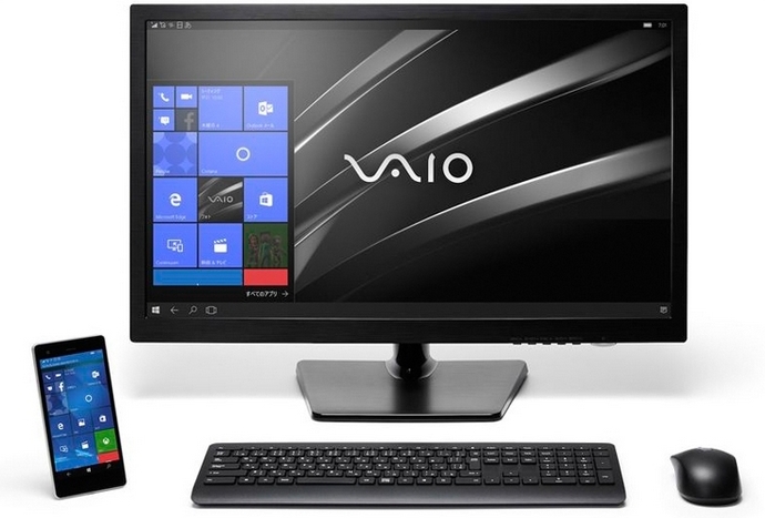 Смартфон VAIO Phone Biz с Windows 10 Mobile нацелен на бизнес-аудиторию