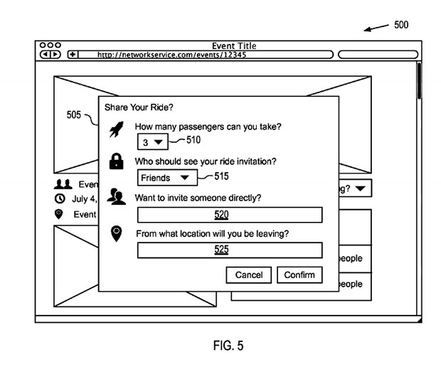 Facebook получил патент на функцию поиска попутчиков