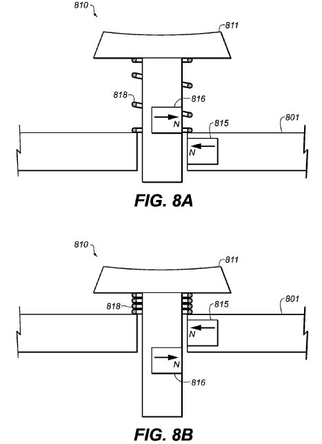 К областям применения изобретения относятся клавиши и кнопки, другие органы управления, слоты для карточек