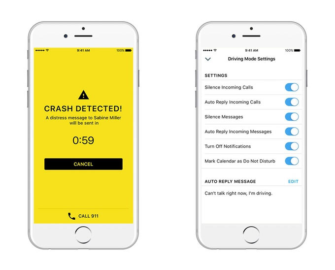 Смартфон удерживается на креплении Bluejay с помощью магнита